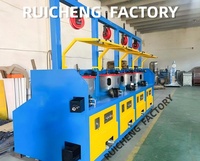 Machine à tréfiler automatique multi-tambours à grande vitesse pour fil d'acier à faible teneur en carbone, avec moteur et tréfilage continu à cinq passages pour fil de soudure
