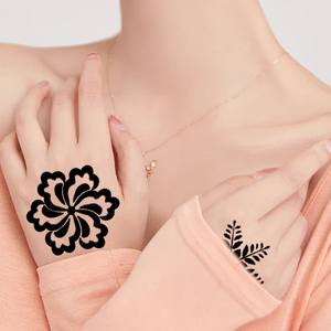 Plantilla de tatuaje de pantalla de <span class=keywords><strong>imagen</strong></span> pequeña personalizada, plantilla de tatuaje impermeable de Henna, cuerpo, mano, tatuaje temporal falso - Product Image 5