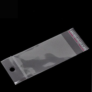 제조업체 도매 투명 OPP 헤더 파우치 투명 소매 포장 백 - Product Image 4