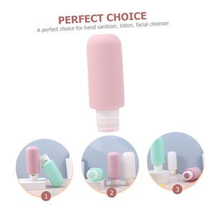 ขวดซิลิโคนพกพาแบบรีฟิล ขนาด 200 มล. พิมพ์ลายได้ตามต้องการ เป็นมิตรต่อสิ่งแวดล้อม บีบง่าย สำหรับใส่แชมพู โลชั่น - Product Image 2