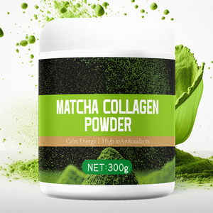 Poudre de Collagène <span class=keywords><strong>Matcha</strong></span> Bio Pure Antioxydante & Anti-Âge pour la <span class=keywords><strong>Peau</strong></span> et la Beauté, Poudre Nourrissante à Boire pour le Bien-être Quotidien - Product Image 1
