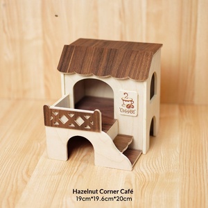 Grande cachette pour hamster en bois massif, écologique, avec un design résistant aux morsures - Product Image 6