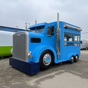 Remorque de restauration mobile entièrement équipée et colorée, hot-dogs, glaces, café, barbecue, camion de nourriture conçu en fibre de verre pour une durabilité accrue - Product Image 5