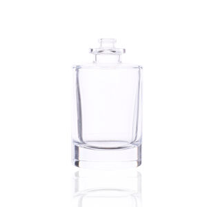 High-end Luxury Custom Logo Cylinder Empty 50ML 100ML Glass Spray <strong>Bottle</strong> with Colored Red and <strong>Blue</strong> Ball Caps - Product Image 3