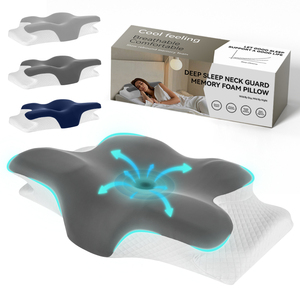 <span class=keywords><strong>Almohada</strong></span> de Espuma Viscoelástica con Diseño de Mariposa, Protección para el Cuello, Espuma Viscoelástica de Rebote Lento, Cuidado de la Salud, Almohadas Ortopédicas Cervicales de Espuma para el Cuello - Product Image 6