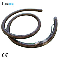 Tuyau flexible chauffant électrique en PTFE de 10 mm pour revêtement d'étanchéité automobile haute température 60-250 ℃