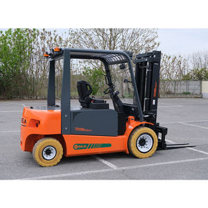 Carretilla elevadora eléctrica con cargador de 4 ruedas, producción italiana original, recién llegada, fabricante en Italia, contrapeso de 6 toneladas para carretilla elevadora - Product Image 2