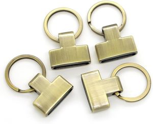 Lot de fermoirs porte-clés avec anneau et attaches pour bracelet, pour la fabrication de porte-clés et loisirs créatifs, couleur bronze - Product Image 3
