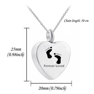 Collier personnalisé en acier inoxydable avec pendentif en forme de cœur, collier commémoratif pour animaux de compagnie, pour femmes, hommes et filles - Product Image 2