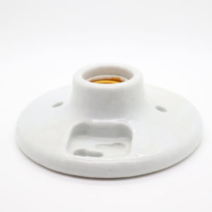 E27 4 Zoll Flaschen lampen halter Keramik Glühbirnen halter für Decke Porzellan Lampen fassung Fuzhou Decken lampen sockel - Product Image 1