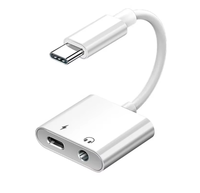 2 in 1 Typ C zu Aux Audio-Buchse mit Schnell ladeans chluss Dongle für Kopfhörer