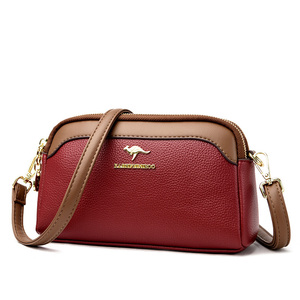 Sac bandoulière en cuir PU à carreaux pour femme, sac à main de luxe de marque, sac à main tendance pour femme - Product Image 3