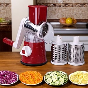 3 in 1 Slicing Grater Slicer Hand handbuch Rotary Cheese Grater Küchenmaschine Mixer Kartoffel Gemüse Chopper Cutter - Product Image 2