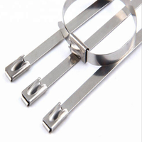 Haitai Ce Rohs 201 304 316 Kabelbinder Promotion 7,9x360mm Edelstahl Aluminium Metall SS Kabel Draht Kabelbinder