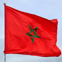 Vente Chaude Drapeau du Maroc 30x45cm & 90x150cm en Polyester pour Intérieur Extérieur, Drapeaux de Voiture sur le Thème du Pays Marocain