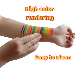 สีทาหน้าศิลปะยูวีหลากสี30ก. สำหรับตกแต่งวันฮาโลวีนสำหรับเด็ก - Product Image 4