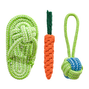 Giocattoli Interattivi Ecologici per Animali Domestici Realizzati in Corda di Cotone Naturale, Perfetti per l'Affettuoso Rapporto e le Sessioni di Esercizio di Cani e Gatti al Chiuso - Product Image 6