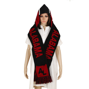 Fábrica Acrílico Jacquard <span class=keywords><strong>Bufanda</strong></span> Fútbol Tejido Fan <span class=keywords><strong>Bufanda</strong></span> <span class=keywords><strong>Con</strong></span> <span class=keywords><strong>Capucha</strong></span> y Bolsillos - Product Image 5