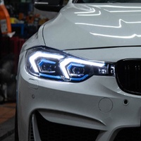 Pièces automobiles, phare laser BMQD05, phare de voiture LED, télécommande, phare carré 30W, auto pour BMW F30 2012-2019