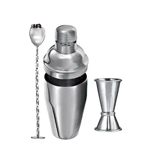 Professional Stainless Steel Mirror Surface Cocktail Shaker Bar Set Cocktail