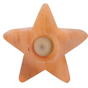 Porte-bougie sel étoile bougies chauffe-plat sel étoile-entreprises siennes - Product Image 1