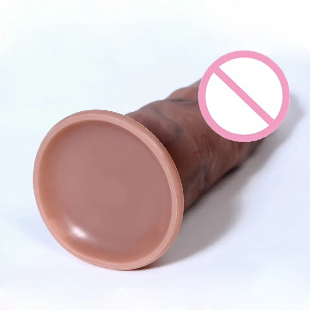 Silicone liquido di simulazione della pelle dildo pene femminile masturbazione giocattolo del sesso per adulti commercio estero prodotto caldo
