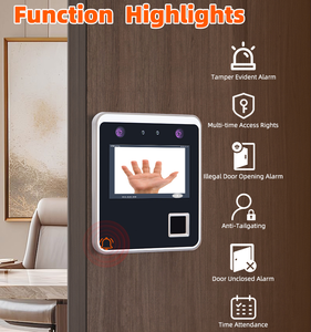 2025 nuevo VL43N seguridad biometría cara Palma Reconocimiento de tarjeta de huellas dactilares en línea Wifi tiempo asistencia puerta SISTEMA DE Control de acceso - Product Image 3