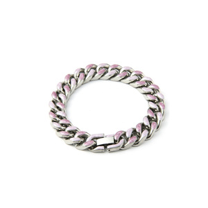 Pulsera de Eslabones de Acero Inoxidable de 11 mm, Ajustable, Resistente al Agua, Estilo Cubano, Unisex, Elegante - Product Image 6