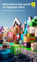 Vente en gros d'usine OEM/ODM : Jeu de construction magnétique éducatif My World DIY, jeu de société de puzzle, ensemble de blocs de construction, jouet