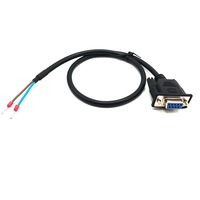 Cable de señal RS485 de un solo cabezal con interfaz DB9 Puerto COM Macho Hembra a Terminal 2 pines 1 2 3 8 7 8 pines Componentes electrónicos