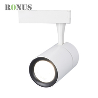 Rail de Studio façonnable, plafond de magasin d'intérieur Zoom COB 35W Spot à intensité variable, éclairage de piste à LED
