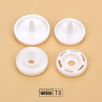 Boutons à pression en plastique T3T5T8 en forme de cœur, nouveaux boutons multicolores pour masques