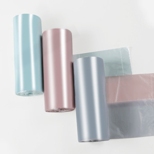 Household Trash Bags Thickened Perforated Kitchen Garbage Bags Vest Style Durable Economical 30 Pack - Product Image 2