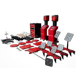 Alineador de ruedas múltiples de neumáticos de alta resistencia Uso de alineación de ruedas de camión 3D de alta precisión móvil para estación de monitoreo de mantenimiento automático - Product Image 1