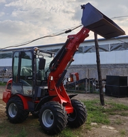 Chargeuse sur pneus télescopique HAIJU CS908, capacité de charge nominale de 800 kg, transmission hydrostatique 4x4