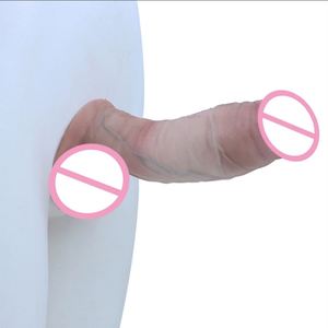 OS-ABJ5125 Double-Layer Design Ingrid 8.31in Ultra-Realistic <b>Dildo</b> Silicone Material for a Lifelike Experience with Suction Cup - Product Image 3