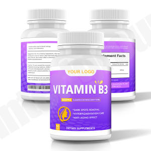 Ausreson Vitamina <span class=keywords><strong>B3</strong></span> Niacinamida Suplementos Precio de etiqueta privada Vitamina <span class=keywords><strong>B3</strong></span> Cápsulas - Product Image 2