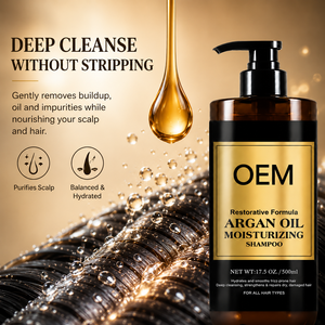 OEM ODM 500ml Argan Oil <b>Moisturizing</b> <b>Shampoo</b> Deep Cleansing Nourishing Repairing Sulfate Free Argan Oil <b>Shampoo</b> - Product Image 4