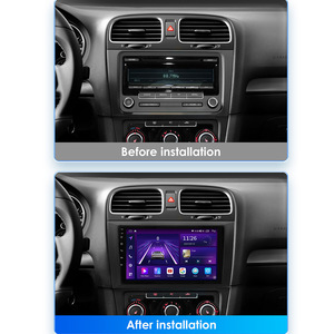 Autoradio Android 15 de 9 pouces, 8 cœurs 8G+128G, <span class=keywords><strong>CarPlay</strong></span> et Android Auto sans fil, 4G LTE DSP pour <span class=keywords><strong>Golf</strong></span>/Jetta Plug & Play - Product Image 3