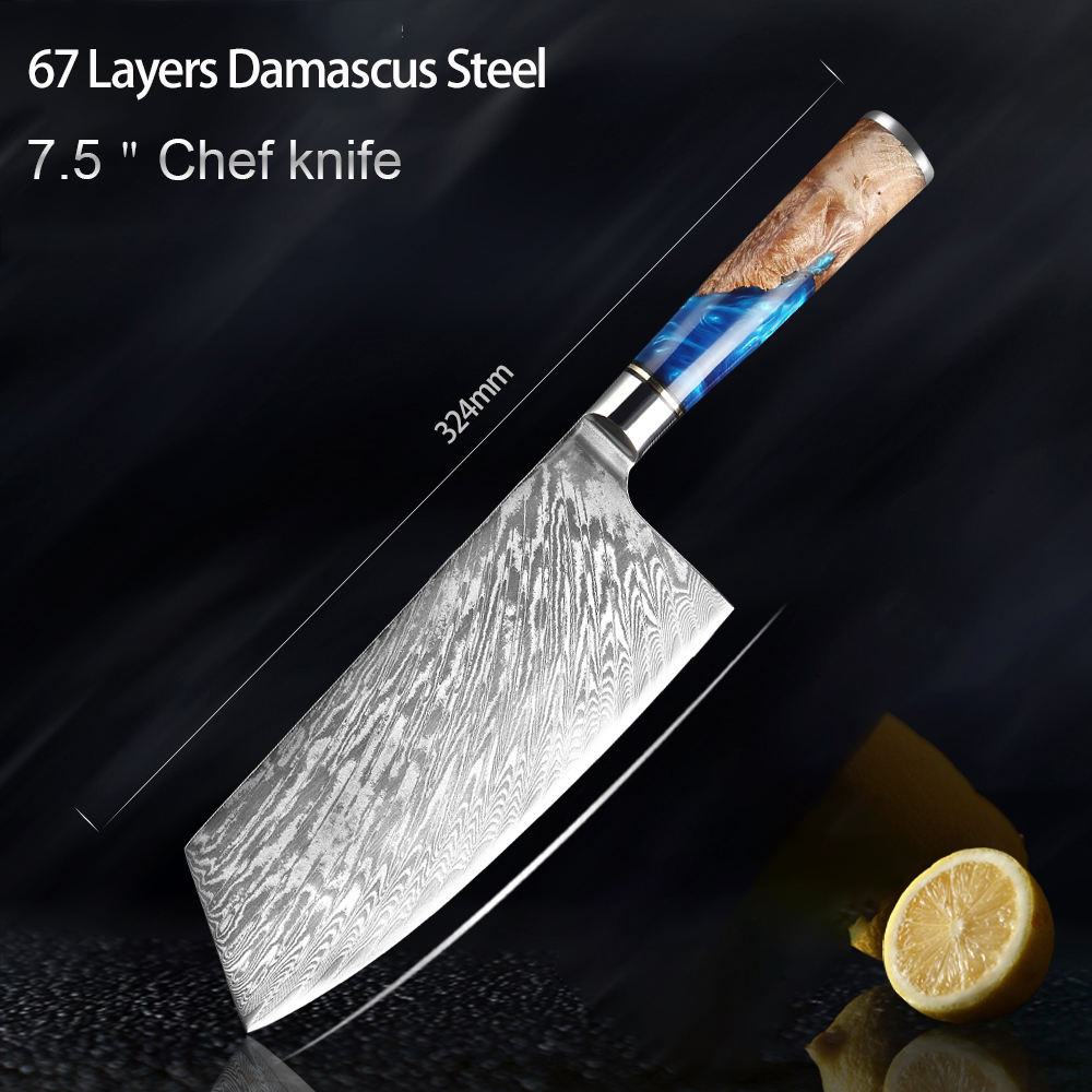 Acier Damas VG10 à 67 couches 7.5-LSZ-R10