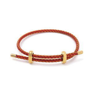 Base de bracelet en fil d'acier tressé réglable avec boucle coulissante en forme de 8 pour bijoux DIY en gros - Product Image 5