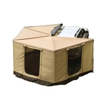 Kustom 270 °   Tenda Mobil dengan Dinding Sekeliling dan Jaring, Aksesori Tenda Opsional untuk Berkemah di Alam Terbuka