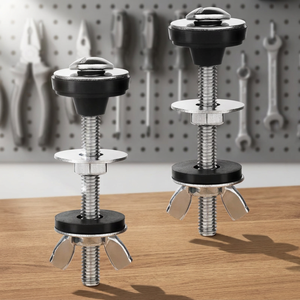 ชุดสกรูยึดถังชักโครกเกลียว M8 เกรด 10 พร้อมซีล แบบสองชิ้น ขายดี - Product Image 2