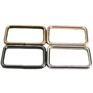 Anillo Rectangular Metálico con Hebilla Cuadrada Sin Costuras, Accesorio Duradero para Correas de Mochila - Product Image 4