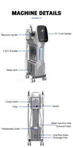 Élégante machine de microdermabrasion Hidrafacial Super Bubble grise sur chariot, instrument facial exfoliant pour formation et soins des <span class=keywords><strong>seins</strong></span> - Product Image 4