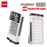 ZHIYUN FIVERAY M40 40W Puissant LED Vidéo Lumière De Poche Sur Caméra Mini Lumière De Remplissage