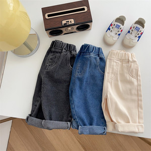 1 pièce, <span class=keywords><strong>pantalon</strong></span> <span class=keywords><strong>cargo</strong></span> pour bébé, garçon et fille, en coton, avec poche, logo personnalisé, prêt à expédier, printemps-automne - Product Image 2