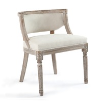 5KS26580 Anji kaeihomeland caoutchouc bois KSF25001 coton lin tissu cuisine salle à manger chaise en bois Styles