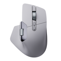 Mouse OEM Hyper-fast Scrolling Ergonomis Layar OLED Isi Ulang 8000DPI Tiga Mode Nirkabel Mouse BT untuk Kantor