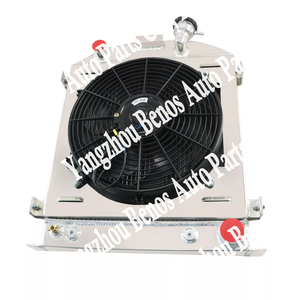 หม้อน้ำอลูมิเนียม4แถวสำหรับ Nissan Datsun 240Z 260Z L6 2.4L <span class=keywords><strong>S30</strong></span> <span class=keywords><strong>Fairlady</strong></span> <span class=keywords><strong>Z</strong></span> 1970-75 - Product Image 2